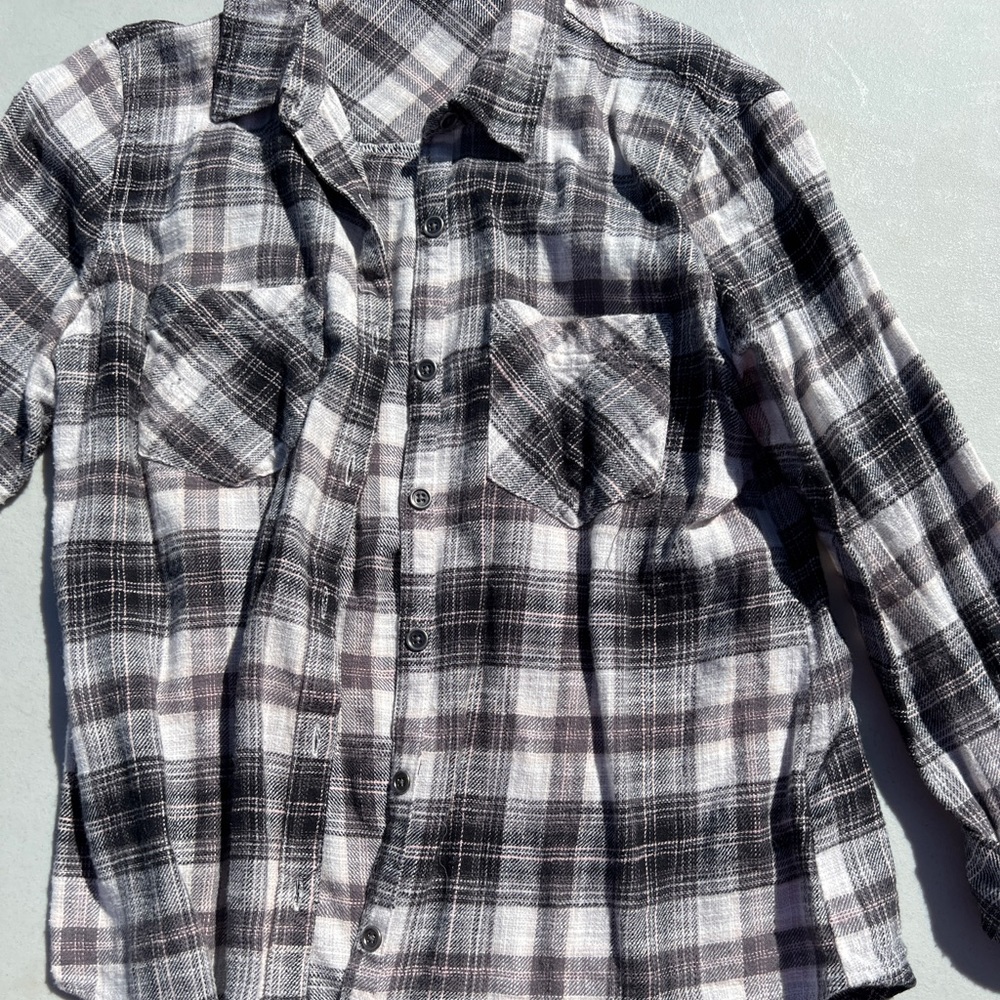 Button down plaid